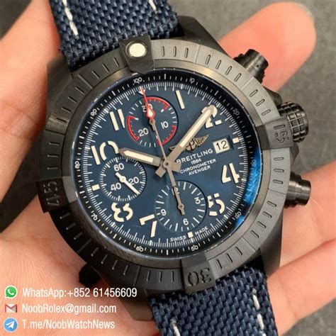 breitling avenger bandit blue dial